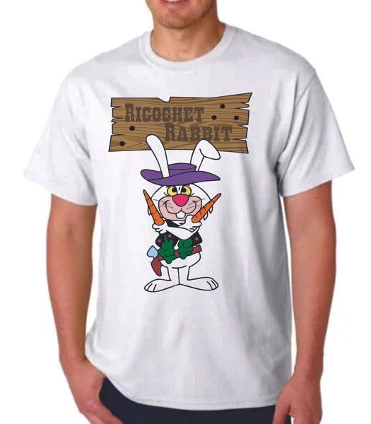 RICOCHET RABBIT CARTOON T-SHIRT HANNA BARBERA CEREAL