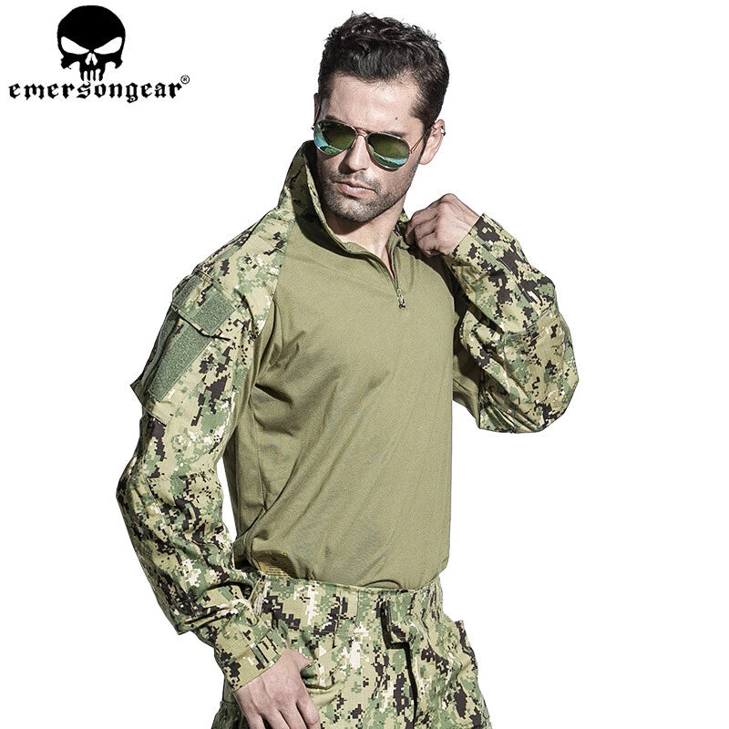 Emerson G3 Combat Shirt Airsoft Paintball Hunting BDU Military Tactical T-shirt