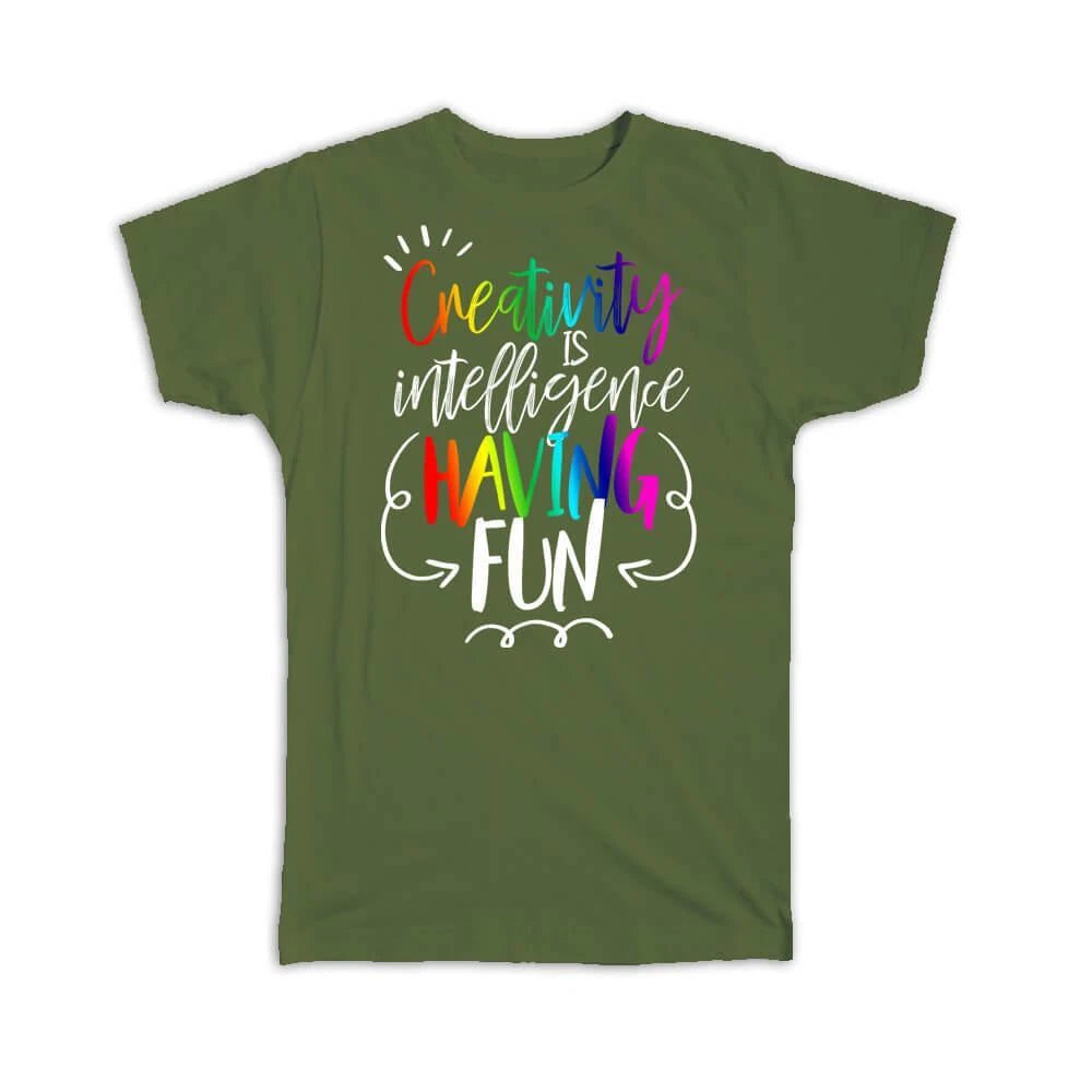Gift T-Shirt : For Creative Person Artist Creativity Arts Painter Designer