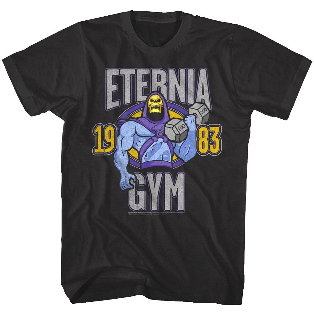 Masters of the Universe Skeletor Eternia Gym 1983 Men's T Shirt He-Man Weights