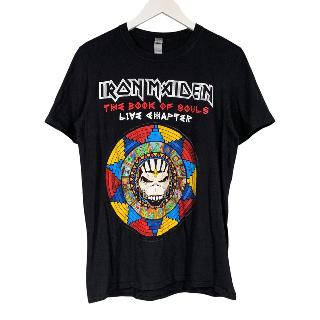 Iron Maiden Book of Souls Live Chapter Tshirt Medium Black 2017 Heavy Metal Rock