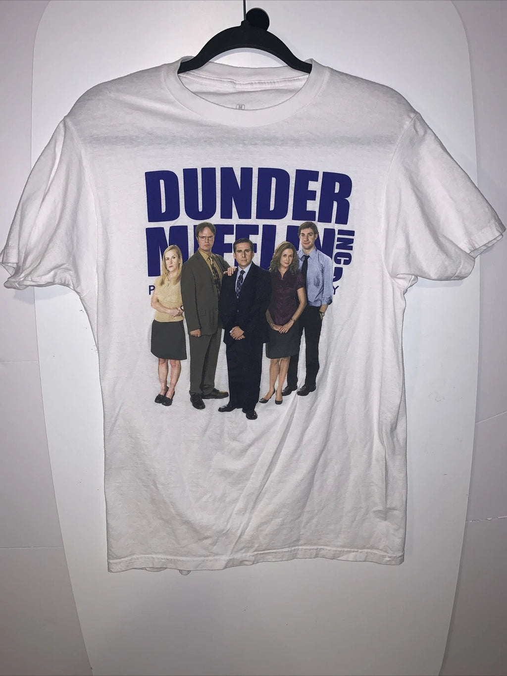 The Office Dunder Mifflin Paper Company White  T-Shirt M #90.