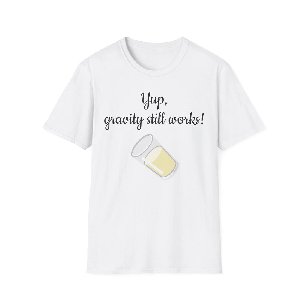 Funny Gravity T-Shirt, Unisex Tee for Beer Lovers, Party Shirt, Gag Gift, Casual