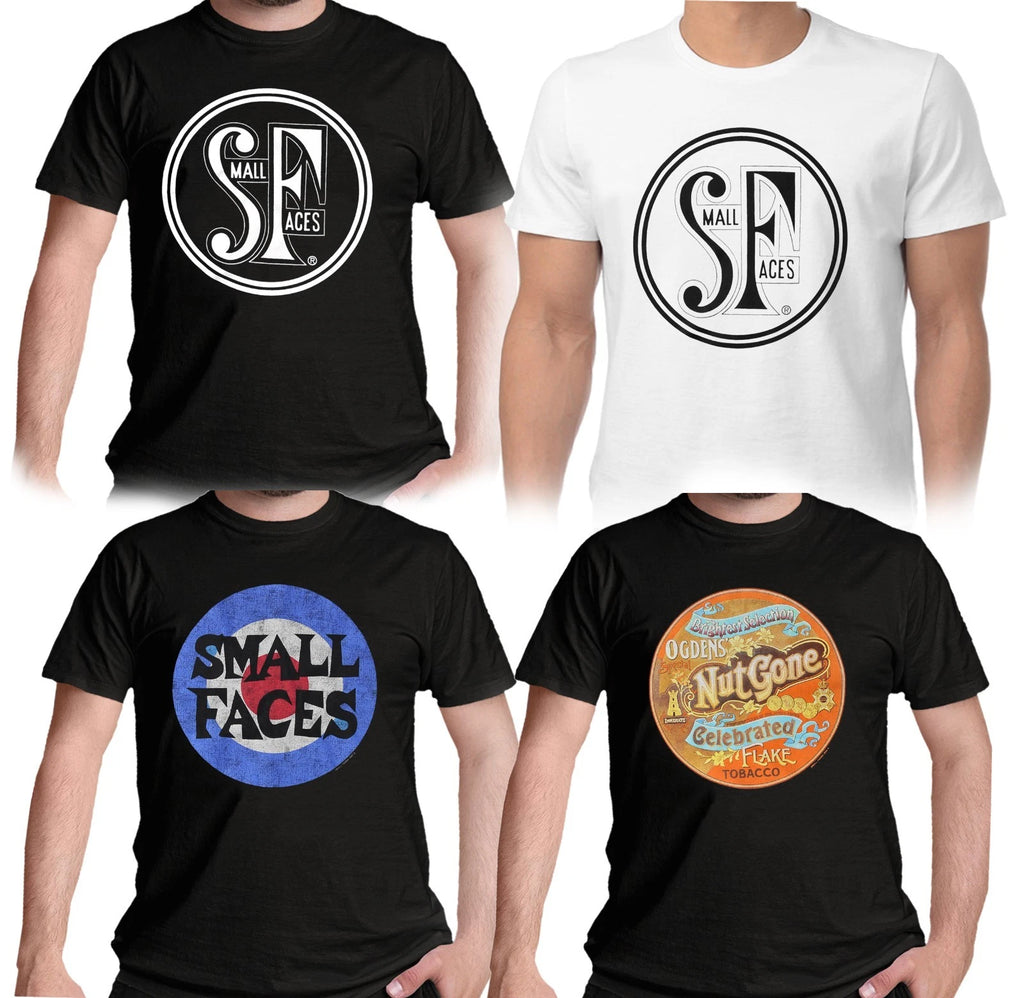Official Small Faces T Shirt Logo Target Ogdens Nut Gone Flake New S to 2XL