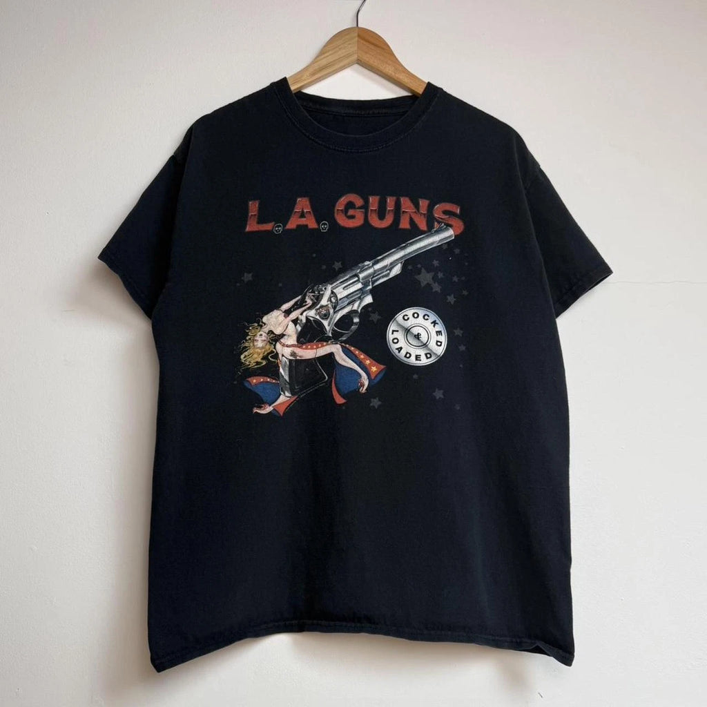 LA Guns Grunge Band T-Shirt