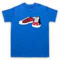 RUN DMC HIP HOP TRAINERS SHELL UNOFFICIAL TRIO SNEAKERS MENS & WOMENS T-SHIRT