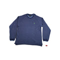 Barrage Authentic Y2K Men's Size Medium Blue Long Sleeve Knit Shirt New