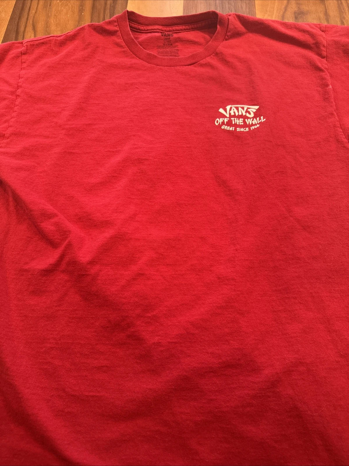 Vans Off The Wall Men’s Size Large Skate Minimalist Vintage Style T-shirt Street