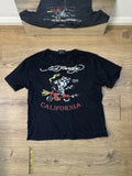 Ed Hardy Y2K Skull T Shirt Size Large Tattoo Print Graphic Print Vintage Style
