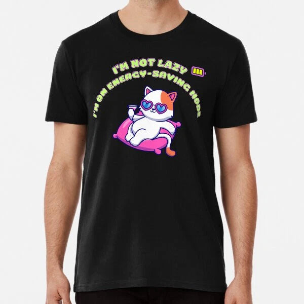 Lazy Cat T-Shirt S-5XL Best T-Shirt