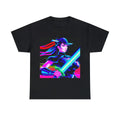 Anime Samurai Girl Fantasy Warrior Unisex Adult T Shirt Japanese Aesthetic Tee