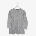 HIDEAWAYS Nichol Men's Jacquard Border V-Neck 3/4 Sleeve T-Shirt Gray 46