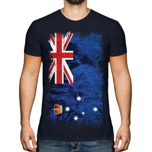 Victoria Flag Grunge Men's T-Shirt Victorian T-Shirt