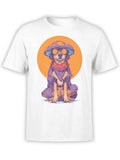 FANTUCCI Shroom Pup T-Shirt | Trippy Dog Tee | Unisex