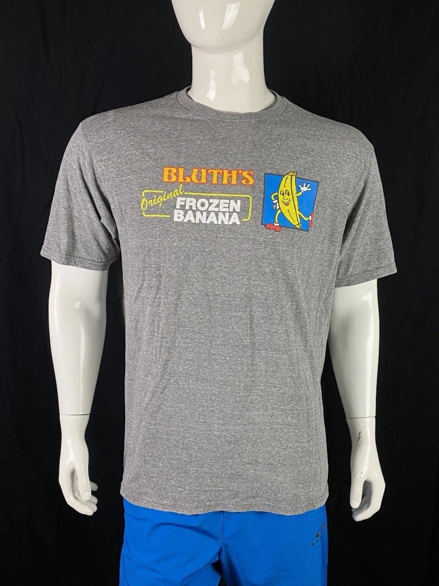 Bluth's Original Frozen Banana Gray Arrested Development T Shirt, Men's Size XL
