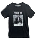 Black Rifle Coffee Company Men’s graphic  T- Shirt Black Size Med “Trust Us”