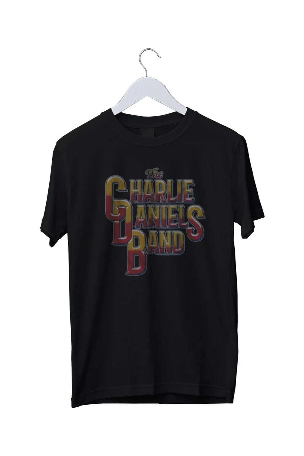The Charlie Daniels Band Red Yellow Logo T-Shirt Mens S M L XL 2 3 4 XL