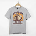 Funny Raccoon Shirt, Lazy Western Tee, The Only Squat Is Diddly Squat Shirt