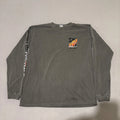 Crazy Shirts Mens Medium Ski The Volcano Kilauea Hawaii Long Sleeve  Y2K Casual