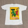 Vintage Keith Haring Shirt Mens XL White 1990s Mexico Cancun Tourist