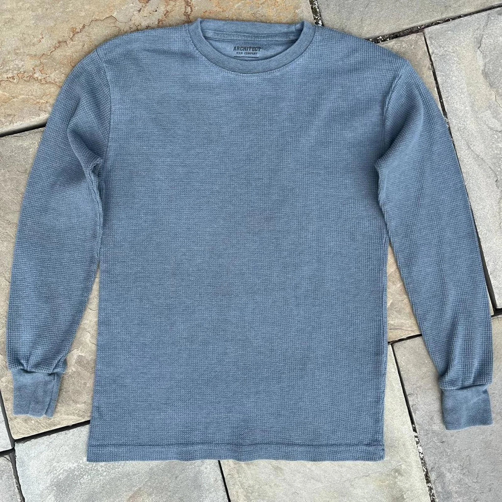 Y2K Reworked Upcycled Darkened Blue Thermal
