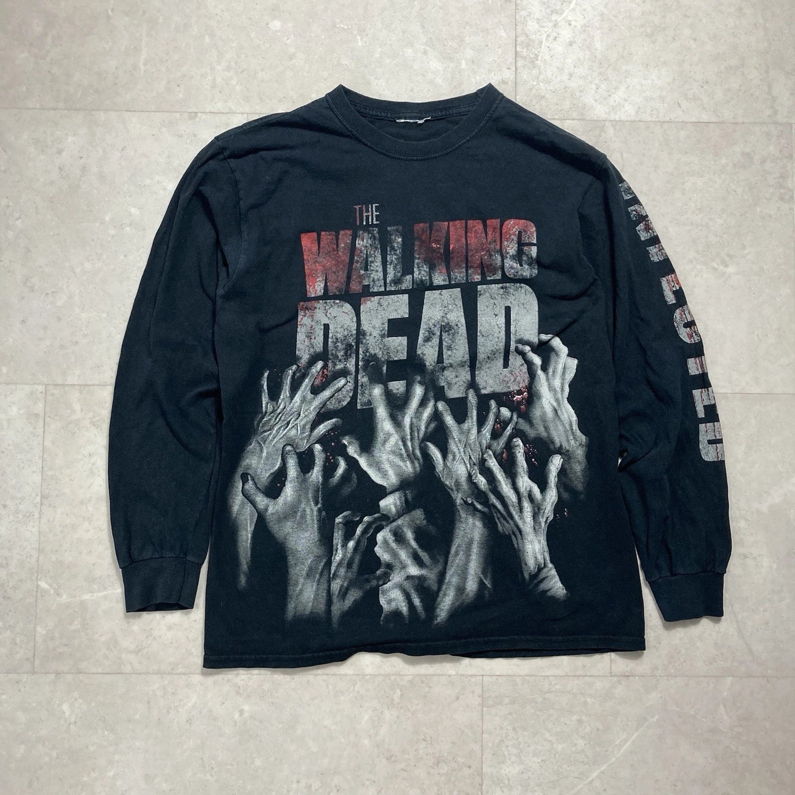 the walking dead horror zombie apocalypse tv show amc tee size medium