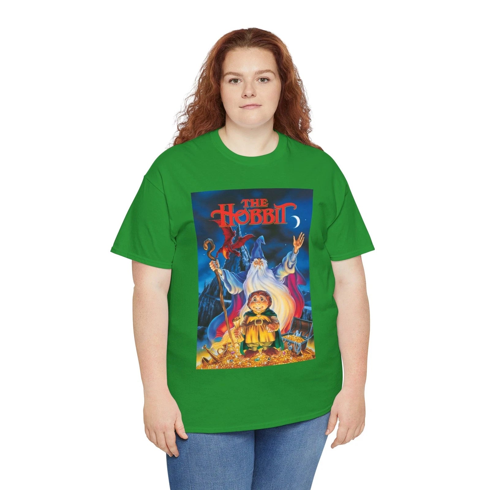 The Hobbit (1977) T-Shirt fantasy animation Rankin Bass Tolkien 70s