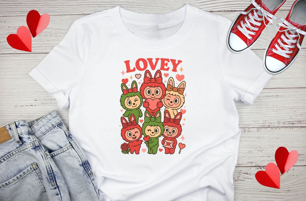 Easter Fashion Chibi Friends T-Shirt  Women’s Kawaii Graphic Tee  Cute Gift S–XL