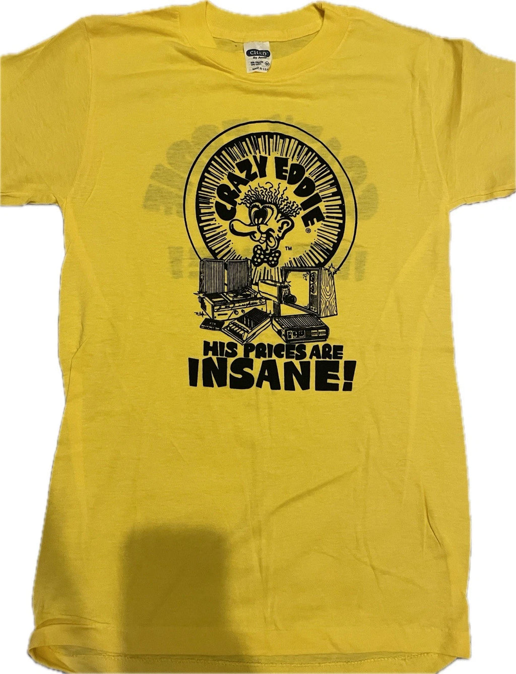 Crazy Eddie Insane Men's Yellow Size M
