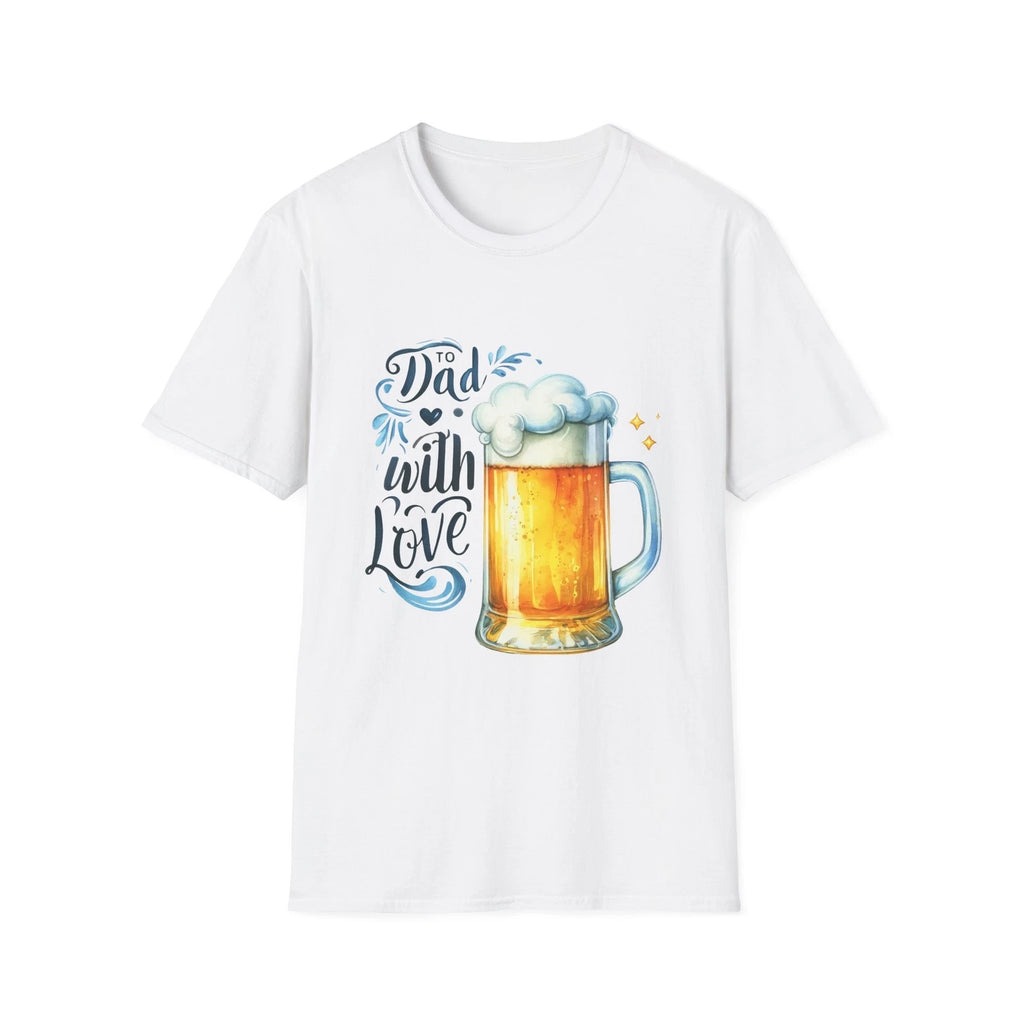 Dad Love Beer T-Shirt, Gift for Dad, Father's Day Shirt, Beer Lover Tee, Casual