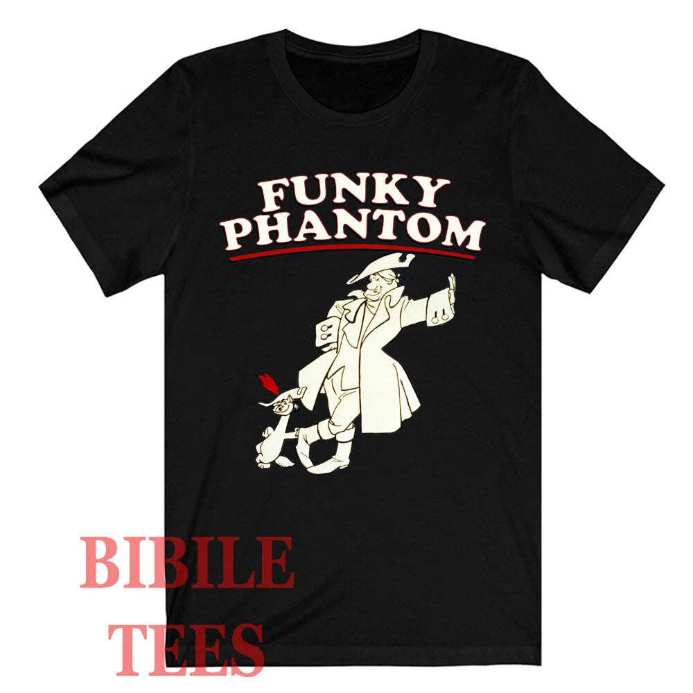 The Funky Phantom Cartoon Black  Size S to 5XL