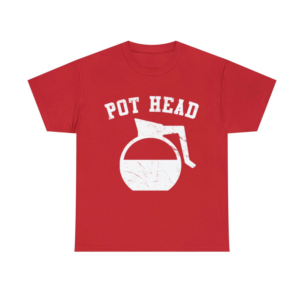 Coffee Pot Head Graphic Tee Shirt, S-5XL