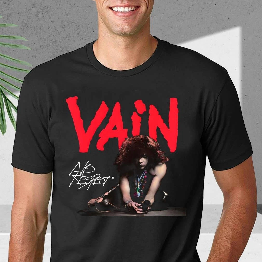 Vain no respect Unisex Black T-shirt S-3XL Q87348