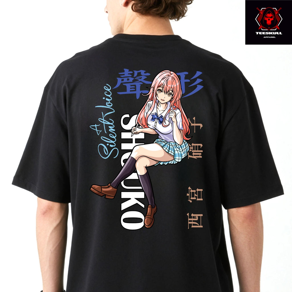 Waifu Kawaii Anime Sexy Girls Front & Back Unisex Premium Graphic T-Shirt 🔥