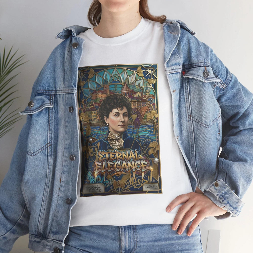 Vintage 1900s Portrait Art Nouveau Shirt Eternal Elegance Heritage Graphic Tee