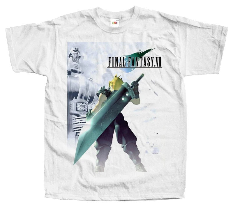 Final Fantasy VII V1 - 8 bit NE System Game Art T-Shirt 8 Colors Sizes S-5XL