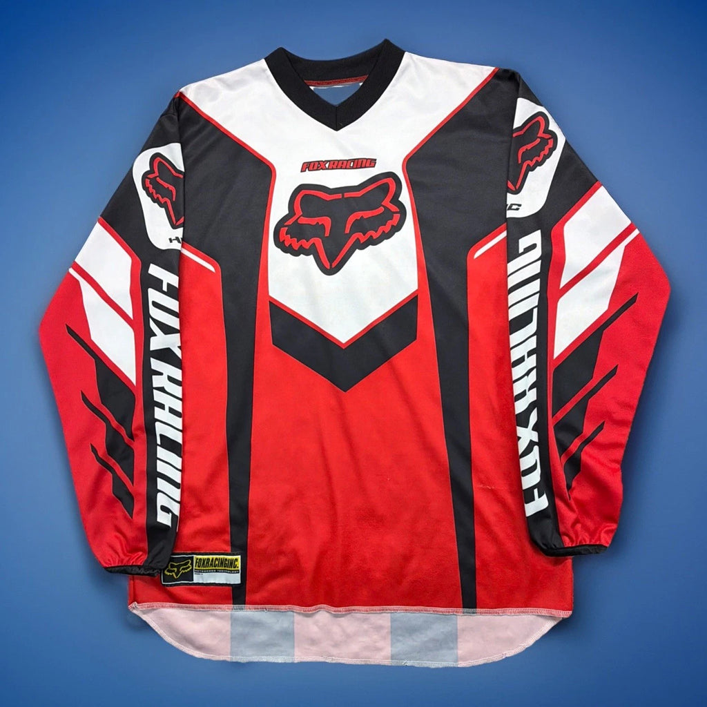 Fox Racing FX Motocross Jersey Shirt XL Mens Long Sleeve Y2K