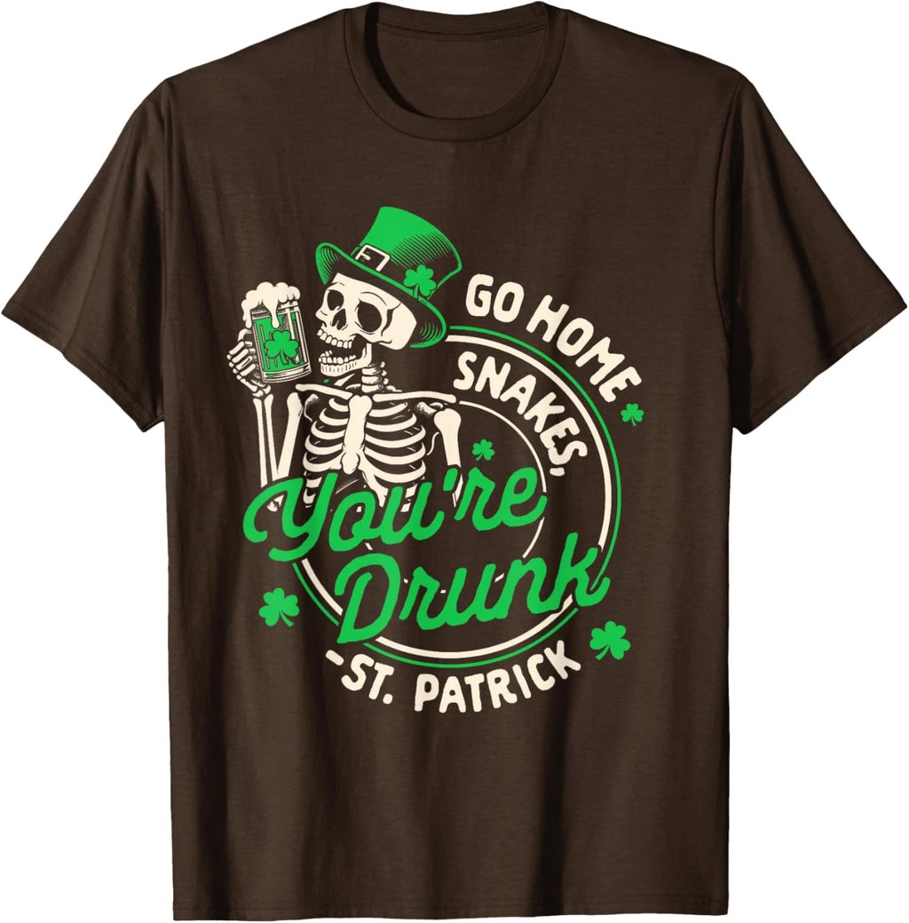 Beer Drinking Home Snakes You Drunk St. Patrick's Unisex T-Shirt