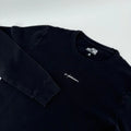 Hollister Must Have Collection Black Waffle Knit Long Sleeve Top Mens Medium
