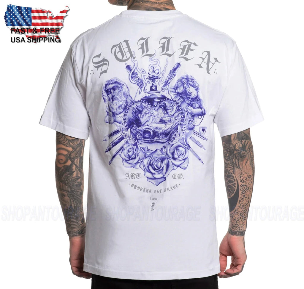 Sullen Art Collective Lowbo Standard Fit SCM7287 New Short Sleeve Men`s T-shirt