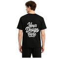 Nullblock Monochrome Back Print Tee Black White S-5XL Urban Graphic Shirt