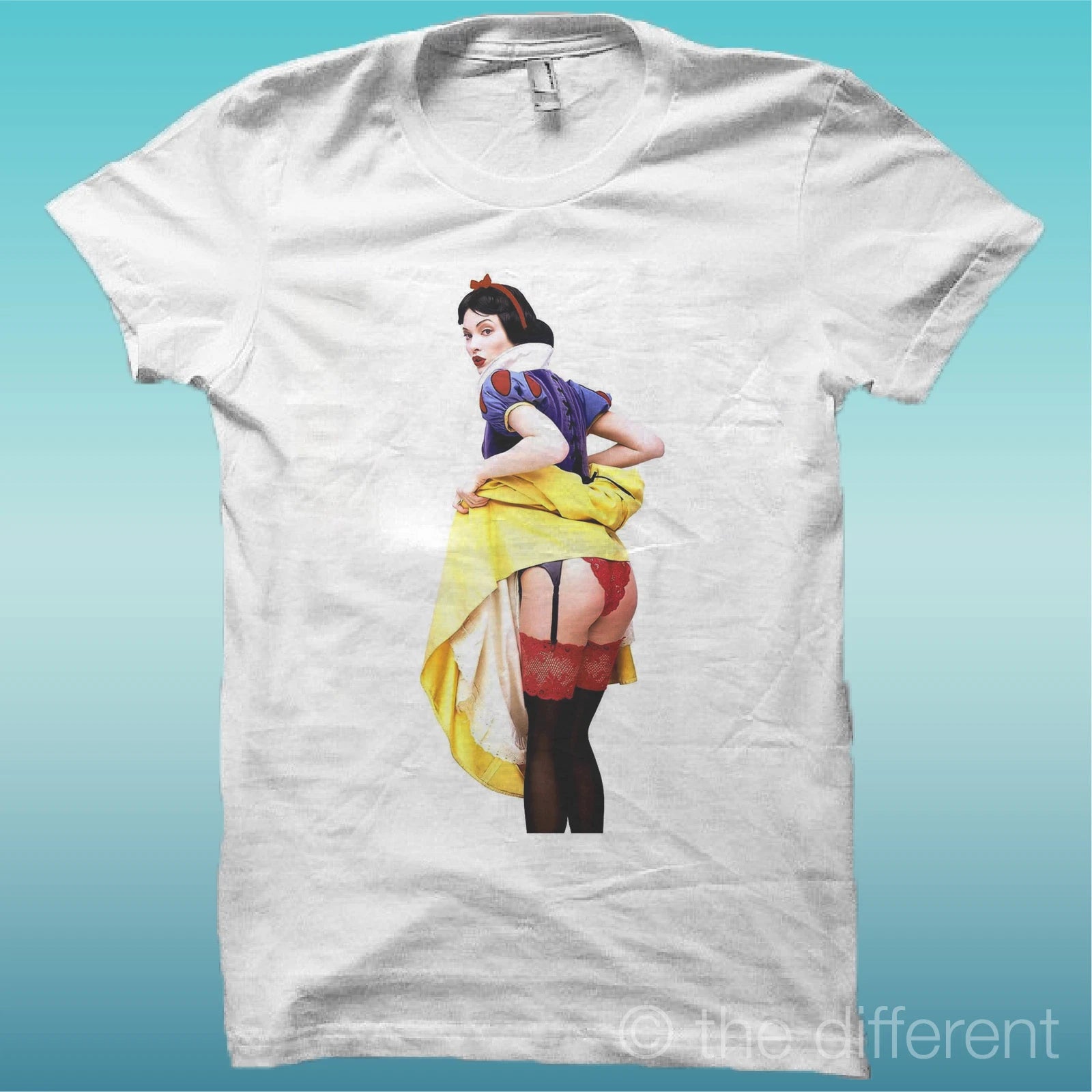 T-shirt Man Sexy Snow White The Happiness Is Have My T-shirt New