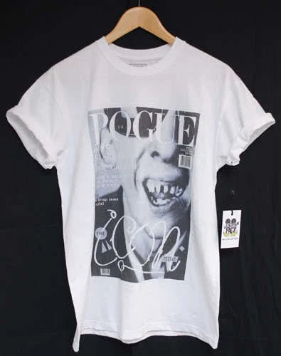 ACTUAL FACT THE POGUES SHANE MACGOWAN TEE T SHIRT
