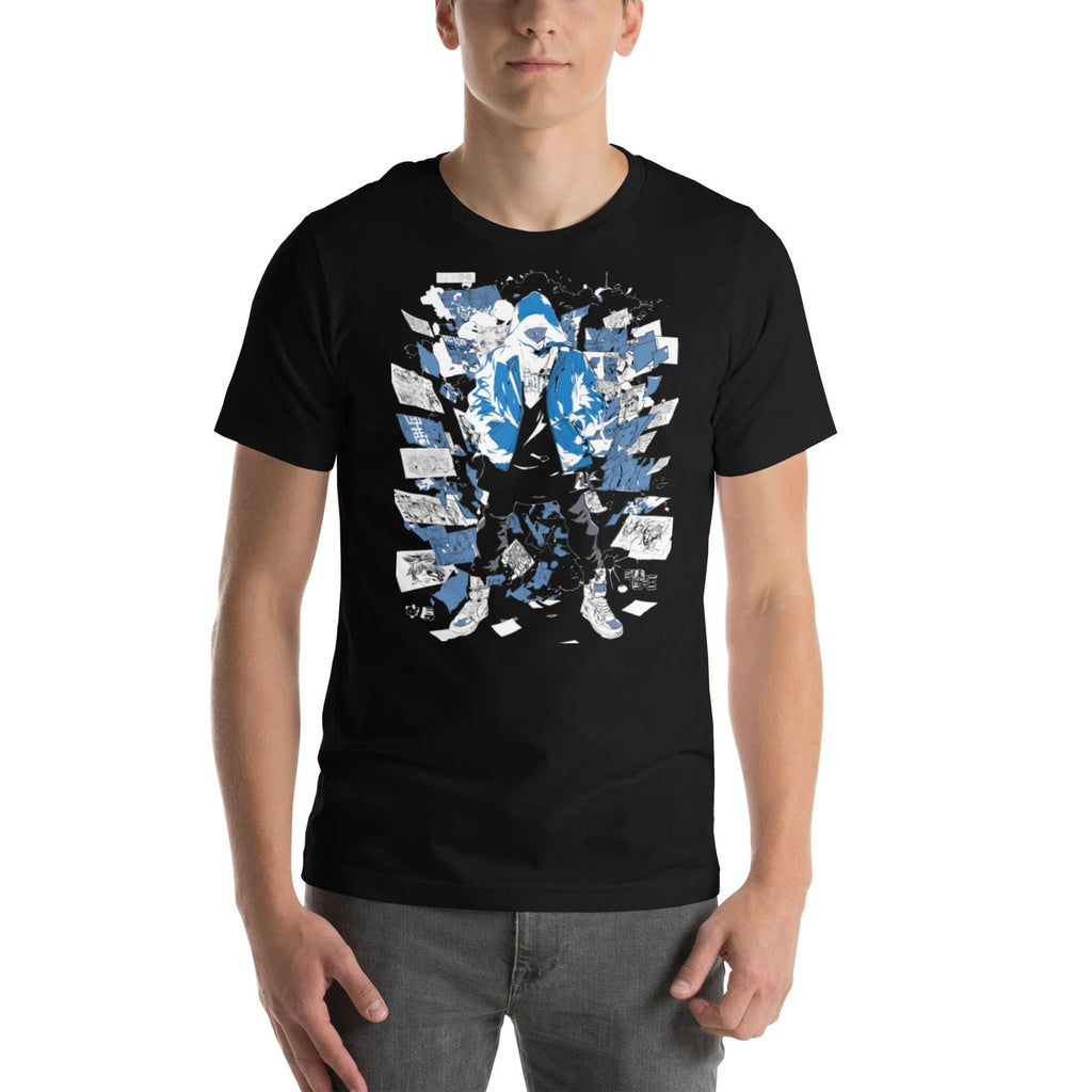 Manga Panel "Origin Story" Graphic Tee | Otaku Streetwear Aesthetic | Comic Book