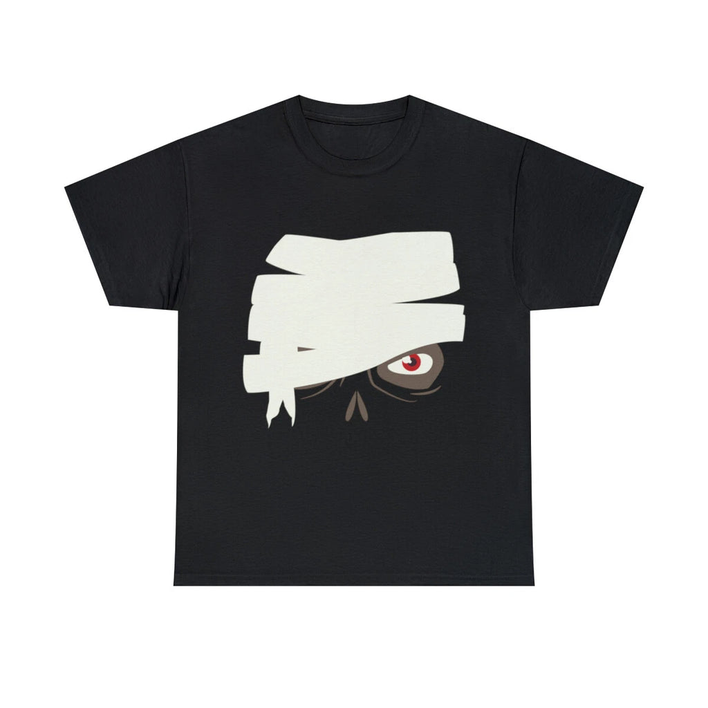 Zombie Mummy Face Graphic Tee Shirt, S-5XL