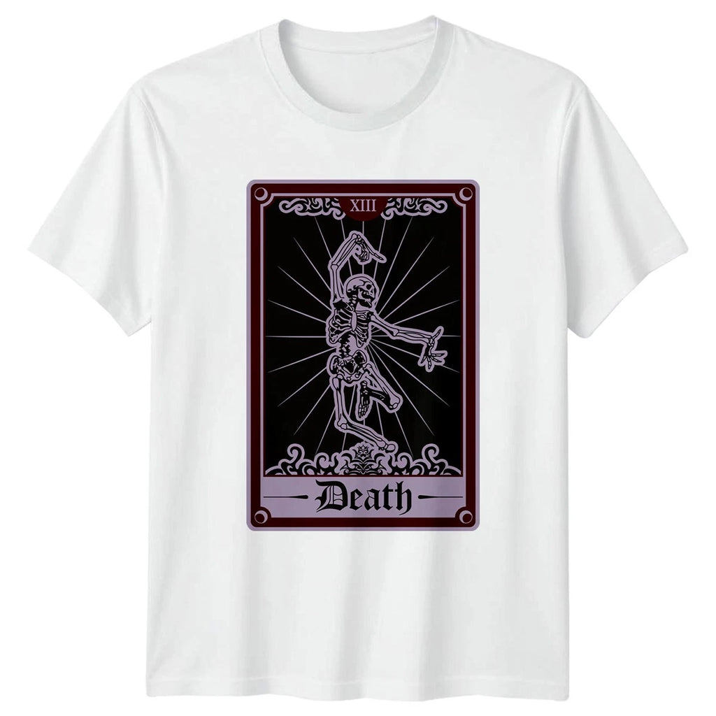 Death Tarot Card T-Shirt Goth Occult Aesthetic Gift For Him And Her