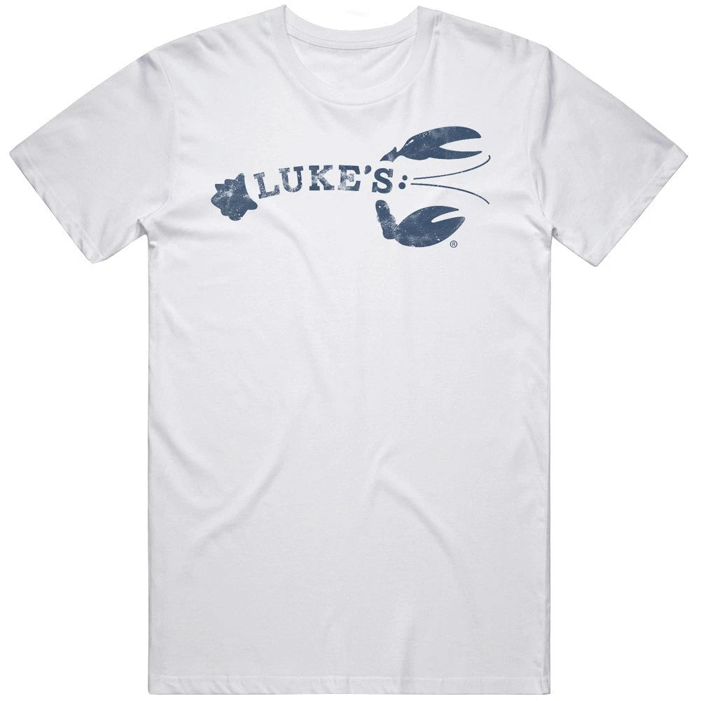 Luke's Lobster Portland Pier Portland Maine Restaurant Worn Look Retro T Sh