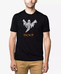 LA Pop Art Halloween Ghost  Men's Premium Blend Word Art T-Shirt Black-Large