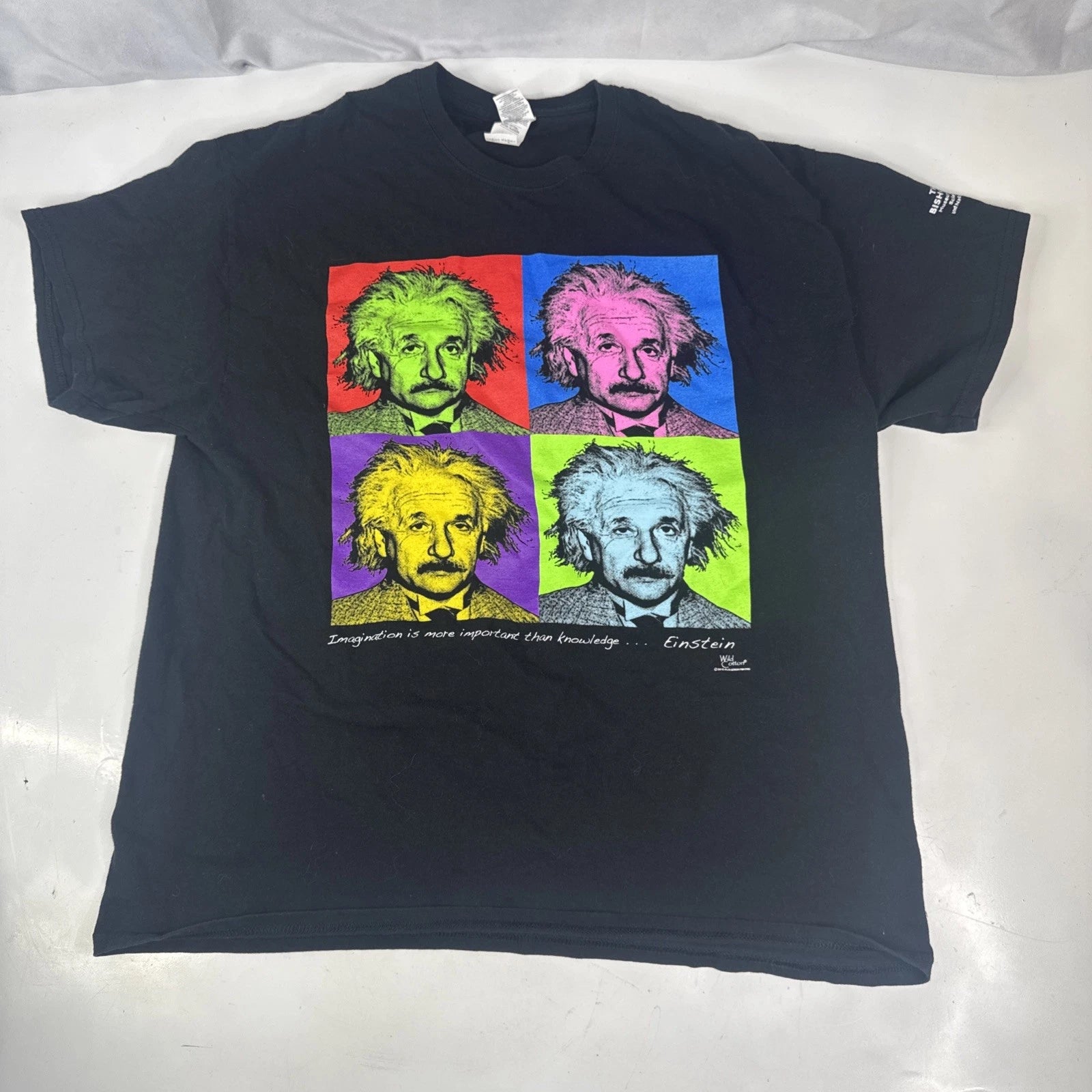 Albert Einstein Pop Art Shirt Mens Size XL Andy Warhol Style Science Center