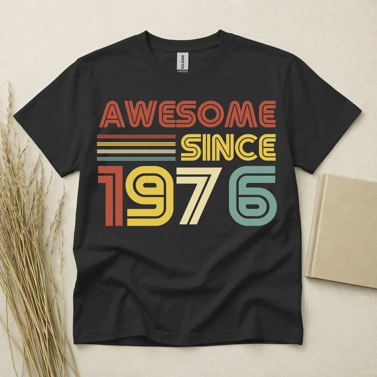 50th Birthday Shirt Born In 1976 50 Years Old Gifts Awesome Since 1976 Fifty Tee